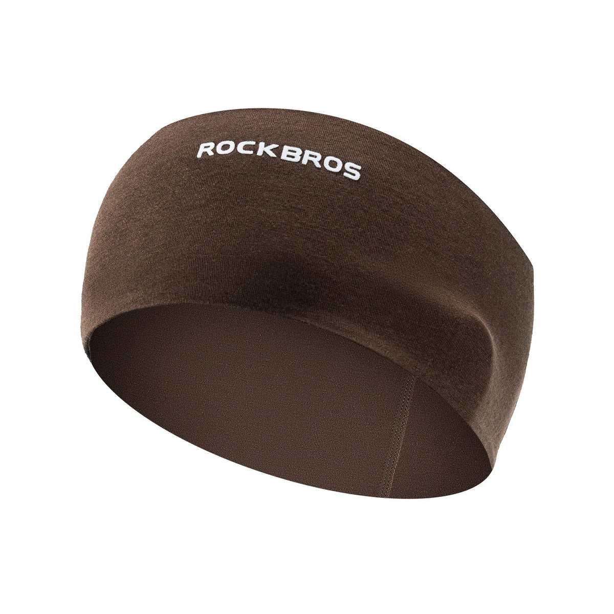 Elastische fiets-hoofdband van Tencel en wol – Bruin | ROCKBROS