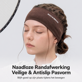 Elastische fiets-hoofdband van Tencel en wol - afbeelding 8