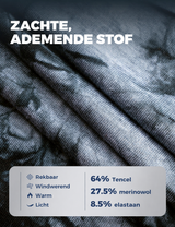 Winterbivakmuts van Tencel en merinowol - afbeelding 6