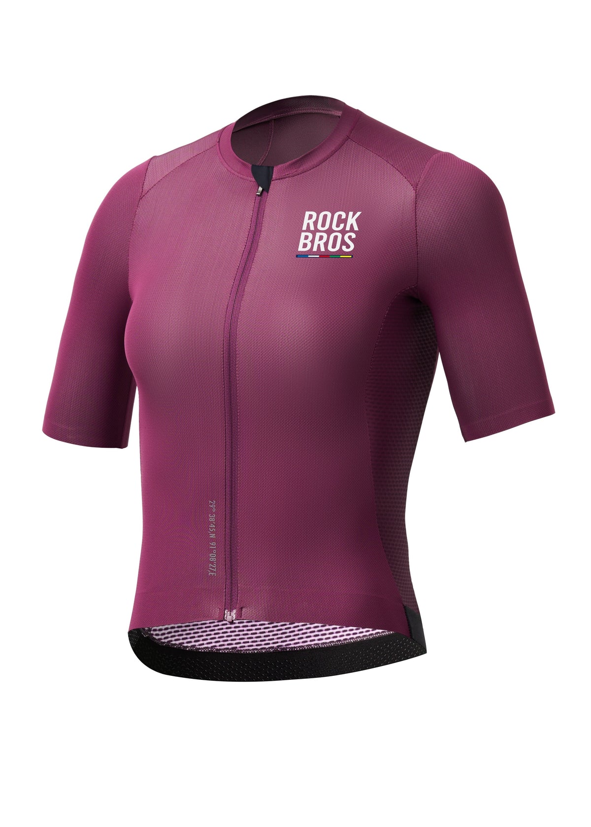 ROCKBROS dames korte mouw fietsshirt road-to-sky#Paars