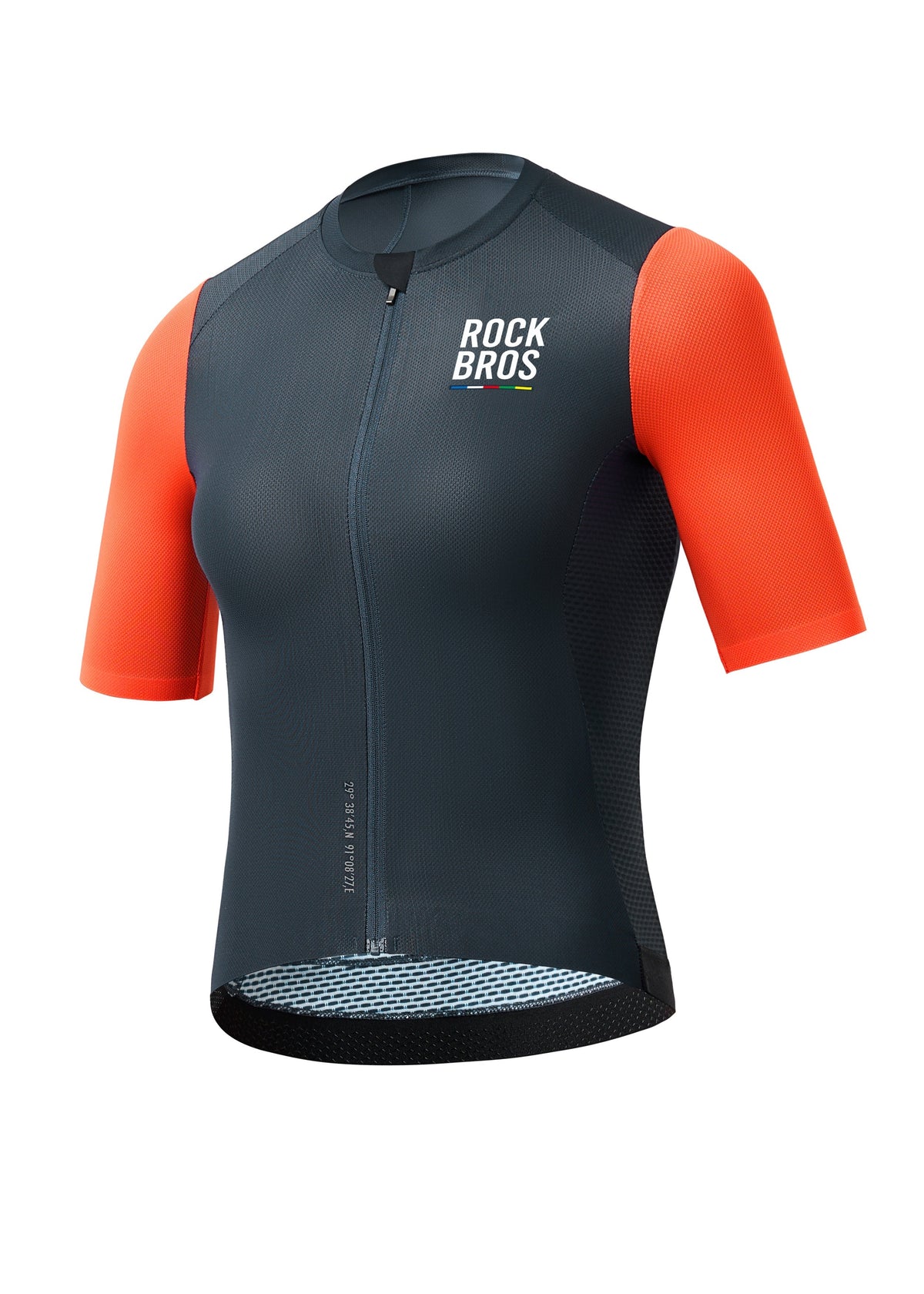 ROCKBROS dames korte mouw fietsshirt road-to-sky#Marineblauw