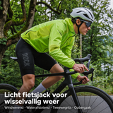 ROCKBROS fietsjack met capuchon, ventilatiepanelen en tweewegrits