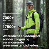 Licht waterdicht fietsjack met ventilatiepanelen - detail 5-2