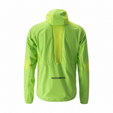 Licht waterdicht fietsjack met ventilatiepanelen - main 背面-白底