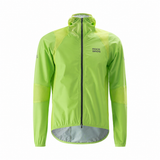 Licht waterdicht fietsjack met ventilatiepanelen - main 正面-白底