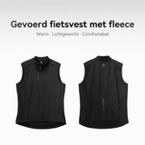 Gevoerd fietsvest met fleece