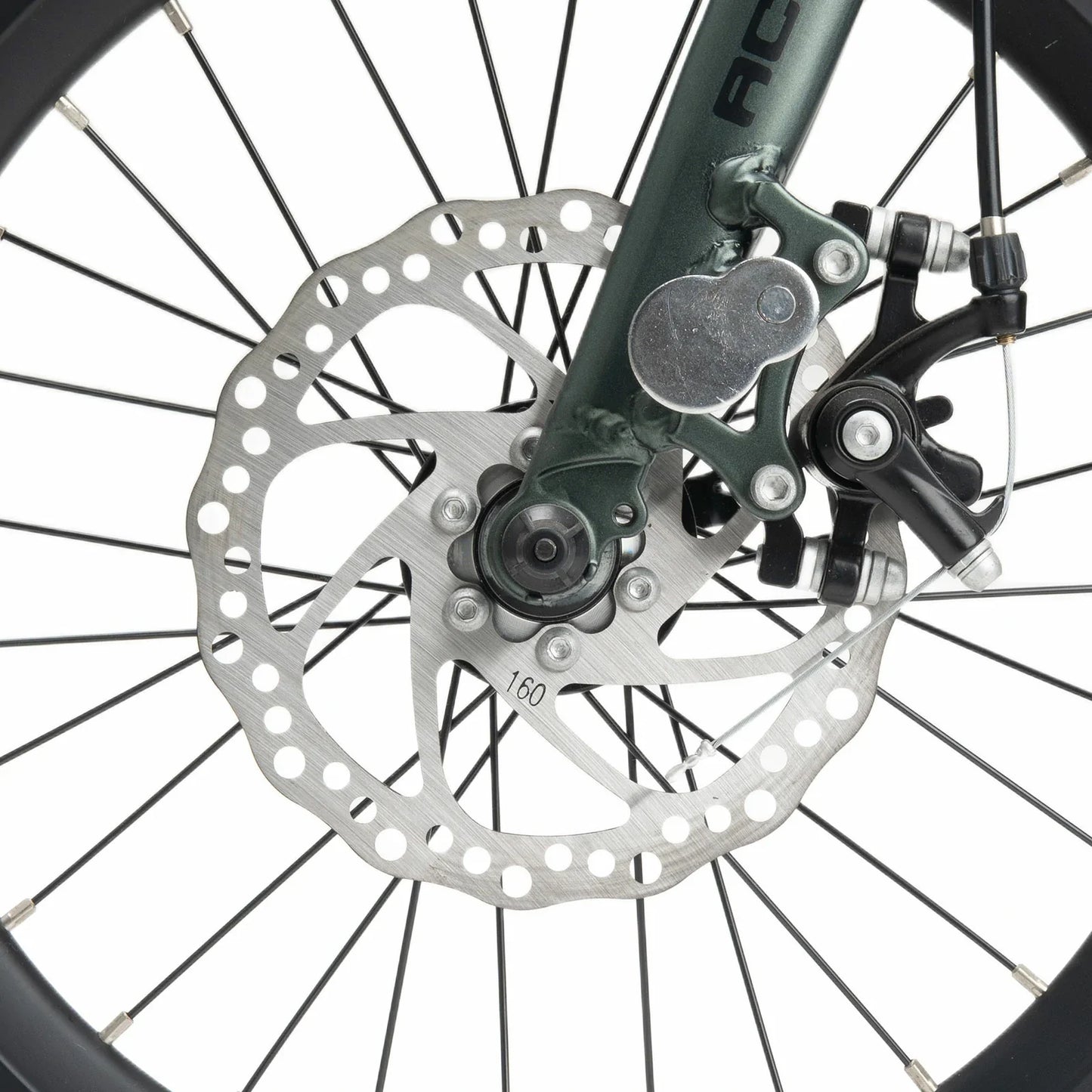 16 Inch Folding Bike 9 Speed #Color_Green