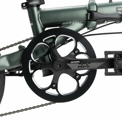16 Inch Folding Bike 9 Speed #Color_Green