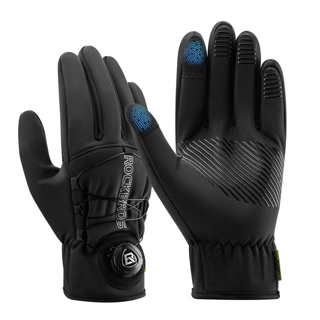 Thermische fietshandschoenen met fleecevoering – M | ROCKBROS