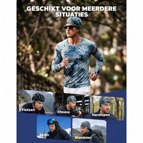 Fietsmuts van Tencel en merinowol - afbeelding 10