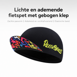 Lichte ademende fietspet met gebogen klep - afbeelding 5