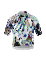 ROCKBROS dames fietsshirt Biolume Garden ademend wielershirt Glitch Bloom