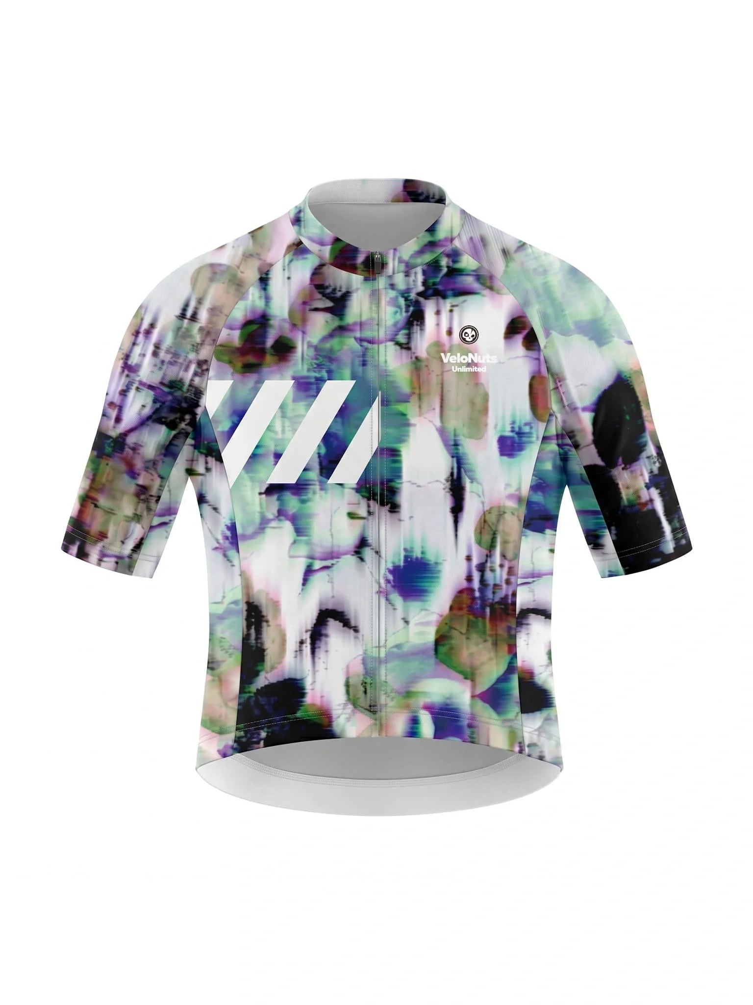 ROCKBROS dames fietsshirt Biolume Garden ademend wielershirt Glitch Bloom