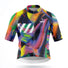 ROCKBROS dames fietsshirt Pixel Riot ademend wielershirt Vertical Glitch