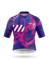 ROCKBROS dames fietsshirt Ink Burst ademend wielershirt Emerald Splash