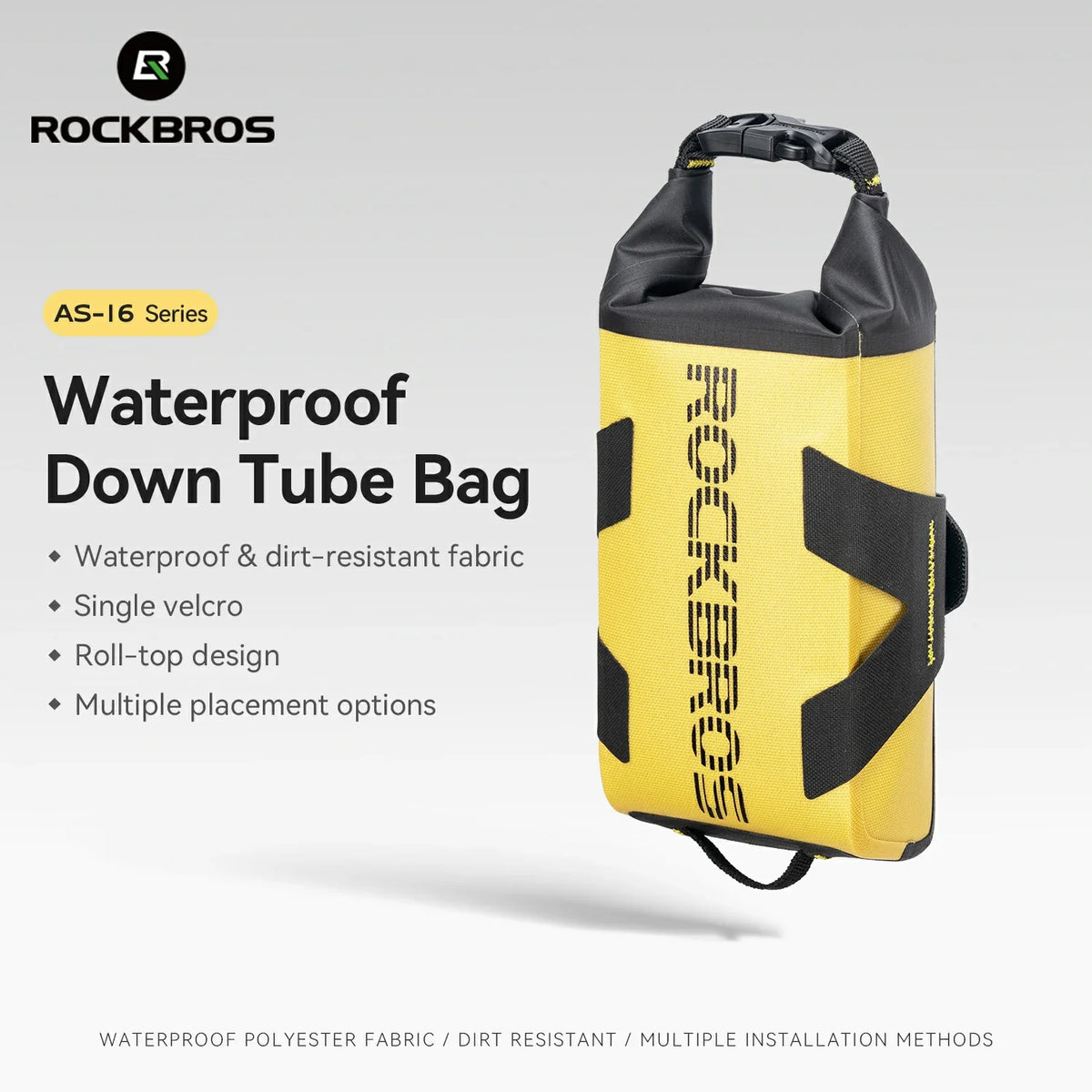 AS-161 waterdichte frametas 1 L met rolsluiting