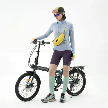 Bike Handlebar Bag Lightweight Crossbody Cycling Bag 1.8L