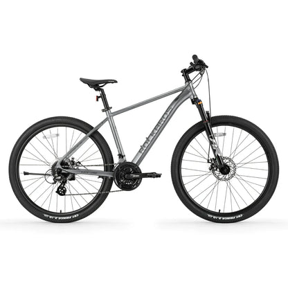 Hydraulic disc brake system on ROCKBROS MT200 mountain bike.
#color_silver