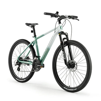 Hydraulic disc brake system on ROCKBROS MT200 mountain bike.
#color_light green