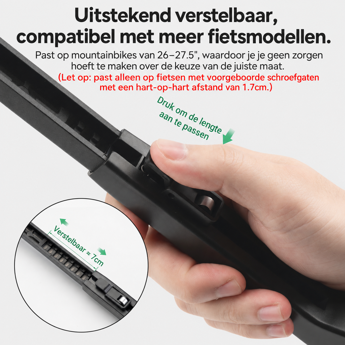 Verstelbare fietsstandaard van aluminiumlegering - detail 4