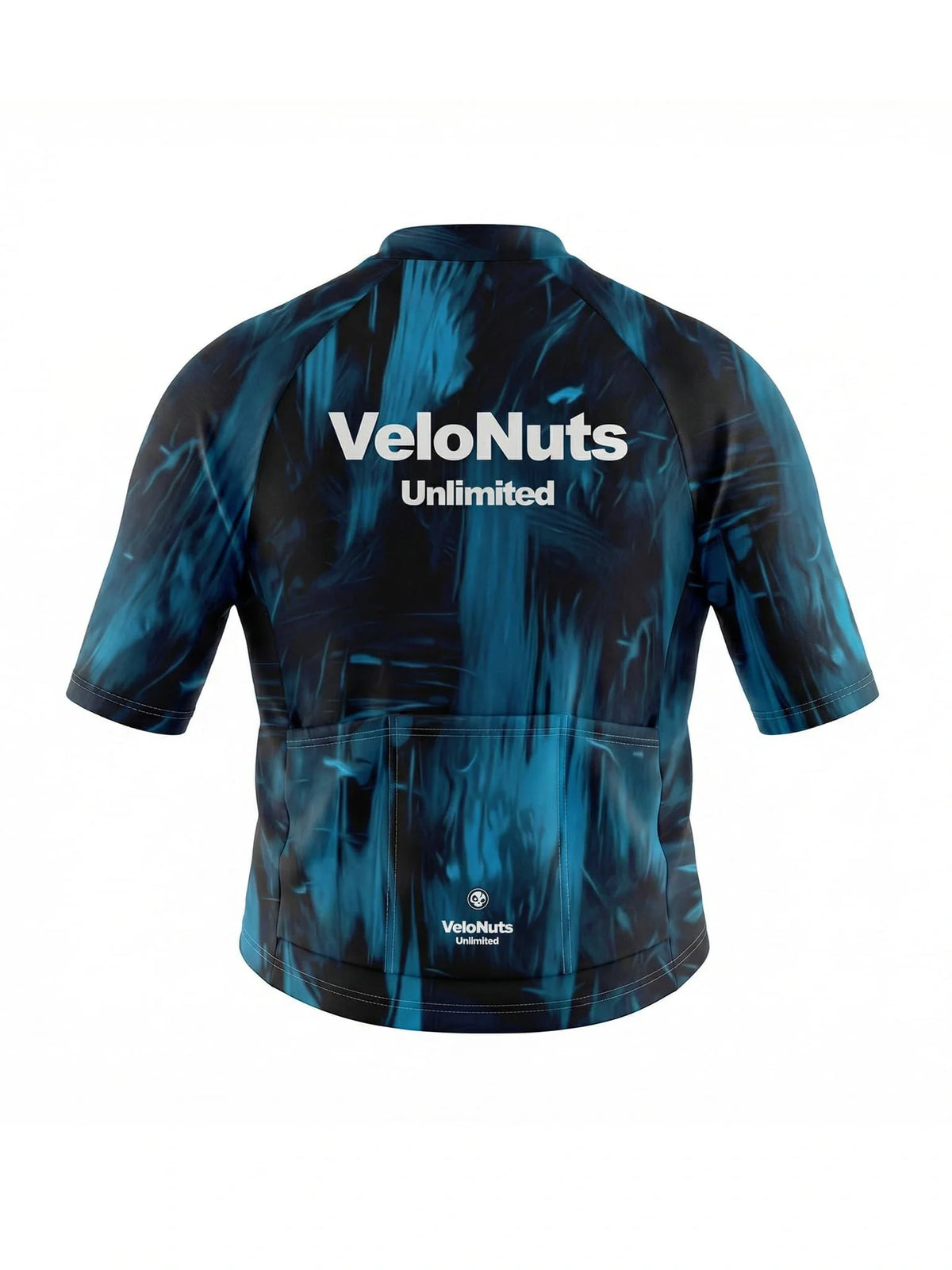 ROCKBROS dames fietsshirt Ink Burst ademend wielershirt Blue Phantom