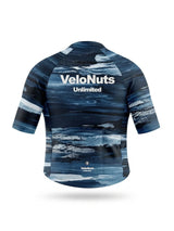 ROCKBROS dames fietsshirt Ink Burst ademend wielershirt Indigo Drift