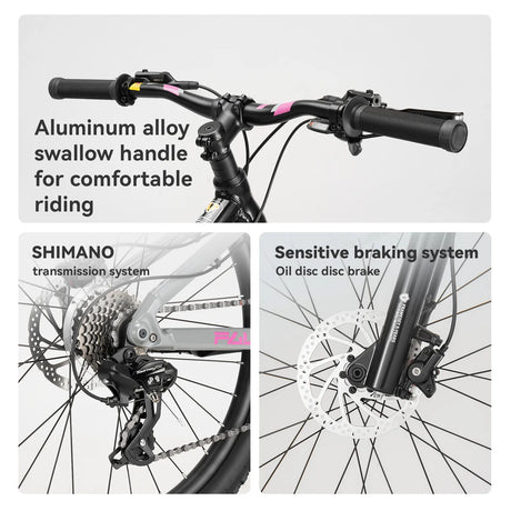FLY 24-inch mountainbike voor kinderen met Shimano 8-speed