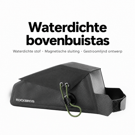 Waterdichte bovenbuistas met magnetische sluiting