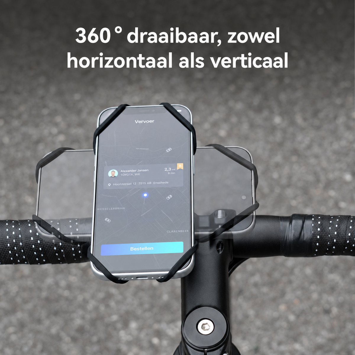 Magnetische telefoonhouder voor de fiets - afbeelding 4
