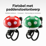 Fietsbel met paddenstoelontwerp