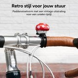 Fietsbel met retro paddenstoelontwerp - afbeelding 6