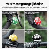 Fietsbel met retro paddenstoelontwerp - afbeelding 9