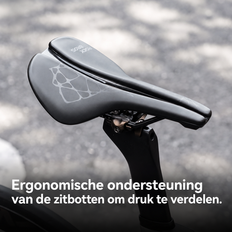 Ergonomisch fietszadel met Cr-Mo rails - afbeelding 7