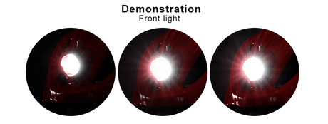 Fietshelm ZN1001 met voor-, achter- en zijverlichting – productdetail 14
