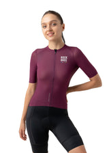 ROCKBROS dames korte mouw fietsshirt road-to-sky#Paars