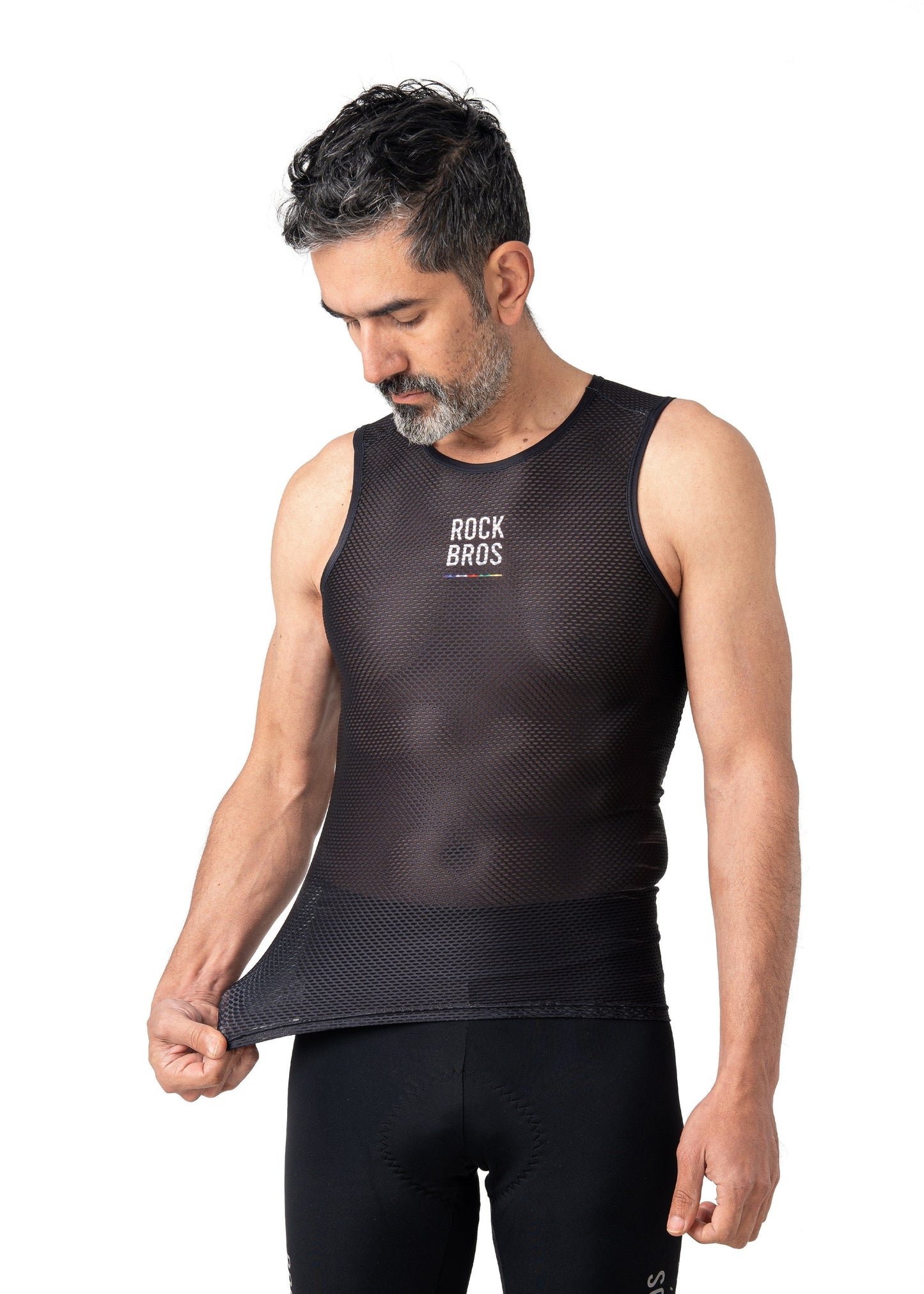 ROCKBROS Road-to-Sky Cycling Sleeveless Base Layer #Color_Black