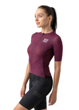 ROCKBROS dames korte mouw fietsshirt road-to-sky#Paars