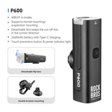 ROCKBROS road to sky fietskoplamp p600 specificaties wit achtergrond#uitvoering_600lm