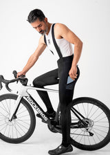 Road-to-Sky heren lange fietsbroek met bretels