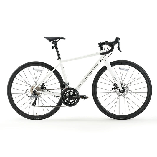 SPIN-W2M Aluminum Road Bike#Color_white