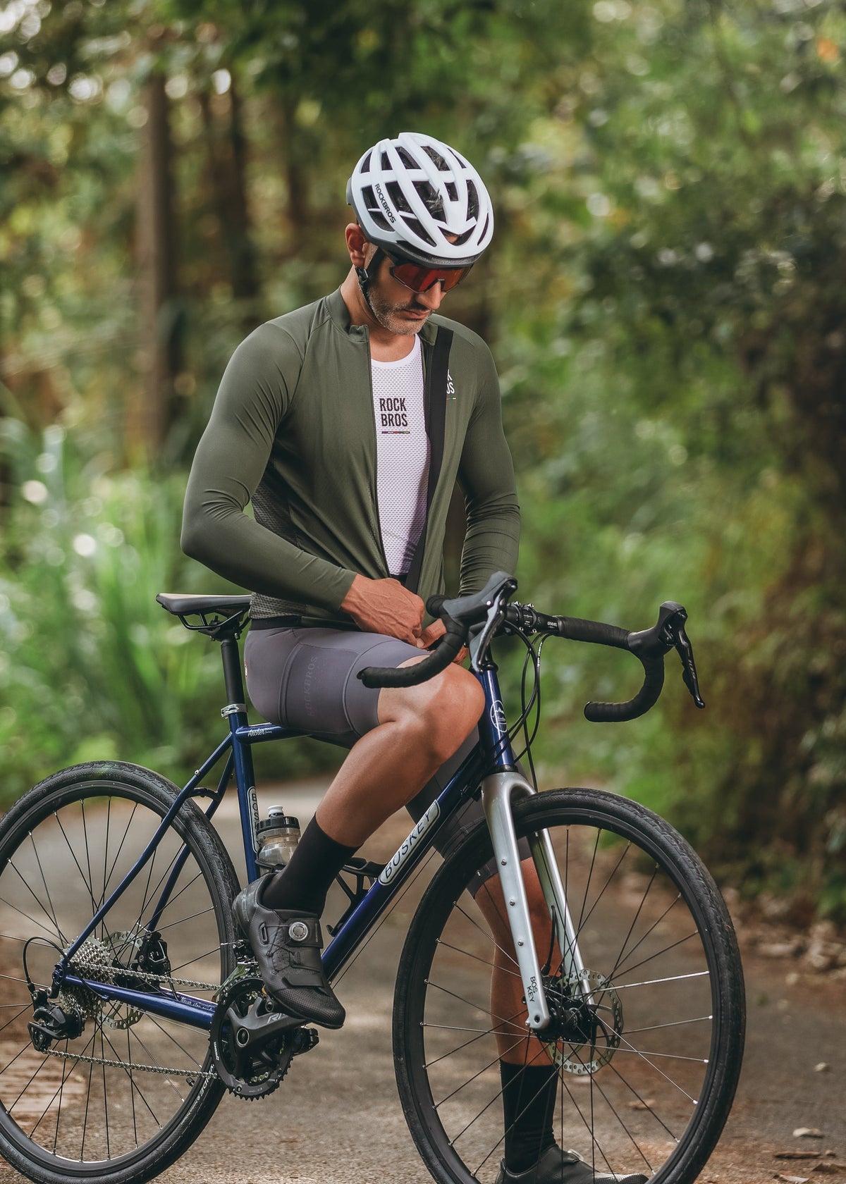 Road-to-Sky heren fietsshirt met lange mouwen