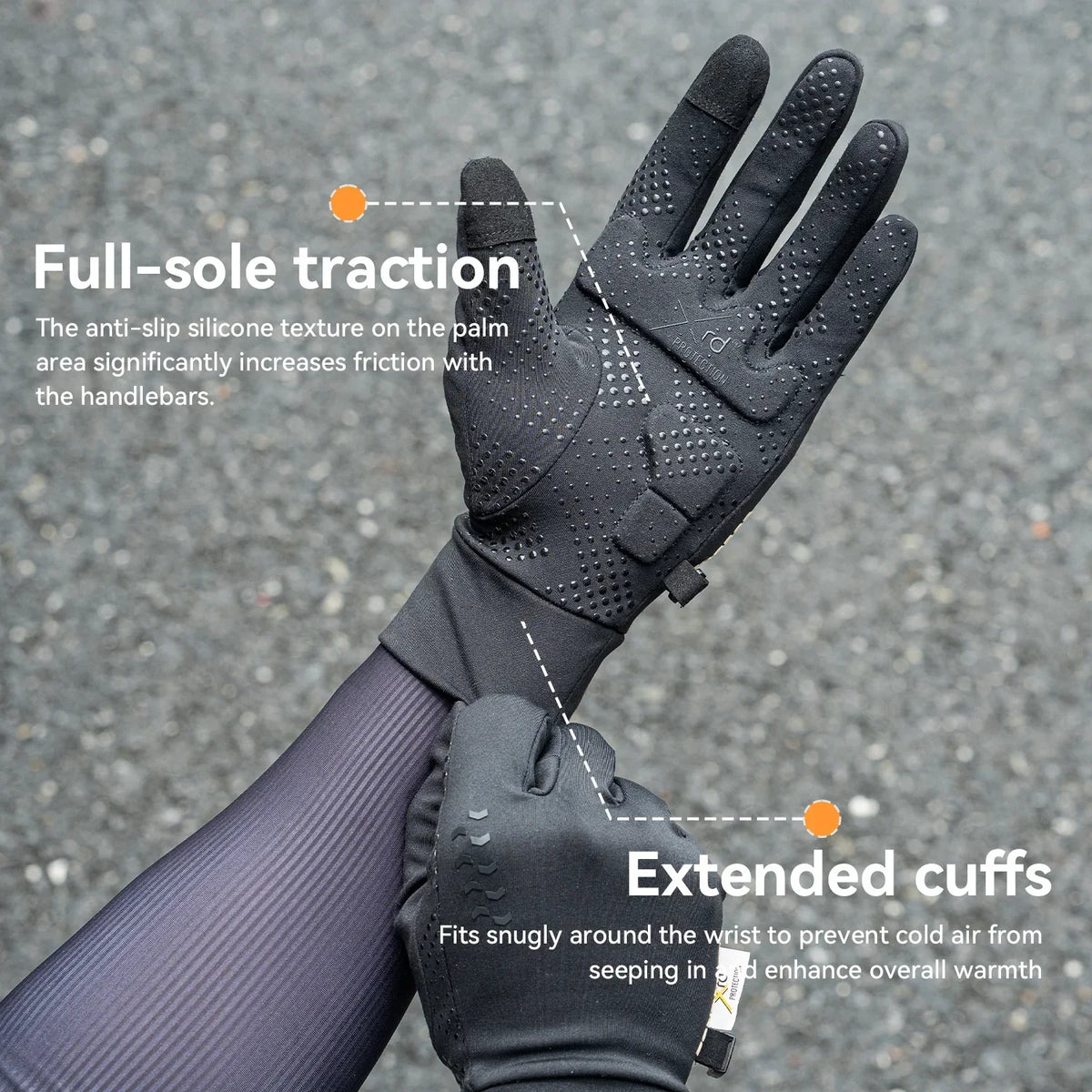 ThermoGrip winter fietshandschoenen