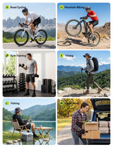Korte fietshandschoenen met SBR-padding