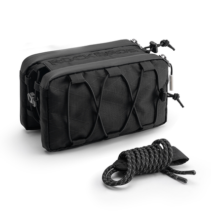 ROCKBROS 1L Bicycle Tube Bag - Dual Storage & Portable Shoulder Bag - ROCKBROS #Color_Black