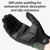Lange MTB-fietshandschoenen met SBR-padding en touchscreen