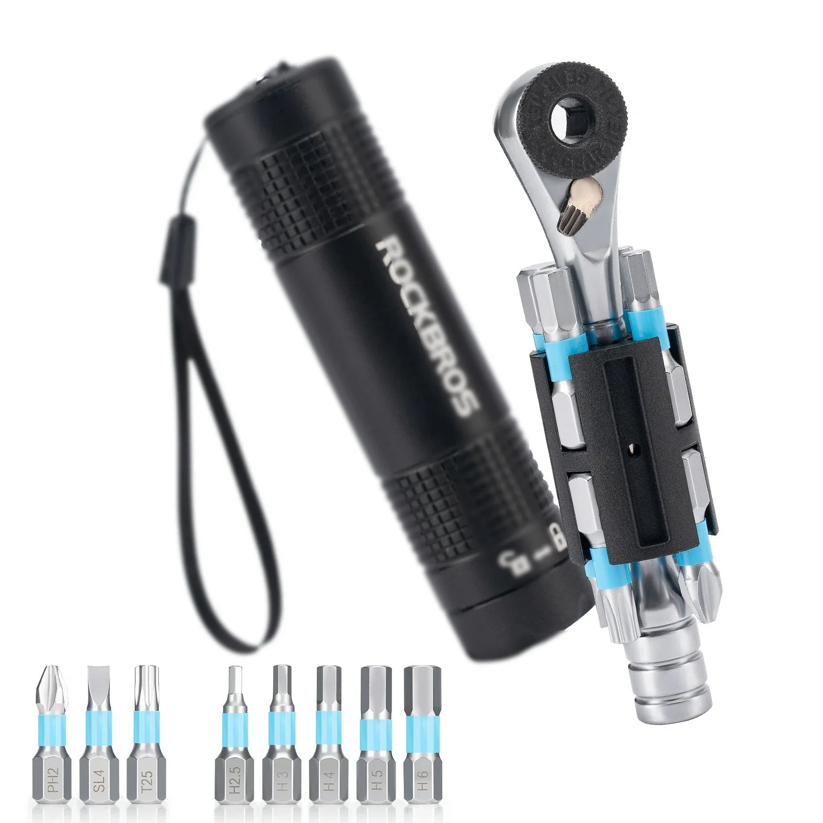 ROCKBROS compacte ratelset lichtgewicht reparatieset voor dagelijks gebruik 