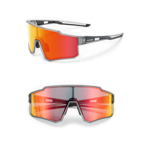 ROCKBROS sportzonnebril uv400 met tr90 frame#stijl_grijze gepolariseerde lens