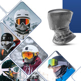 Winter nekwarmer van fleece met ademende zones