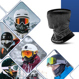Winter nekwarmer van fleece met ademende zones