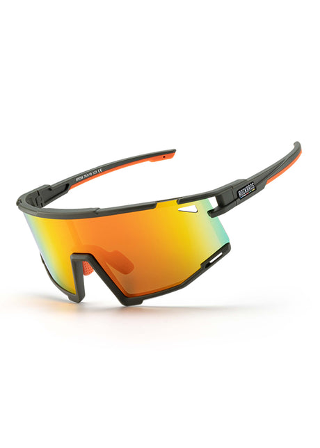 ROCKBROS road-to-sky fietsbril gepolariseerd en meekleurend#kleur_gepolariseerd oranje rood